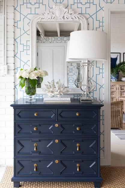 Navy Bordeaux Chest of Drawers