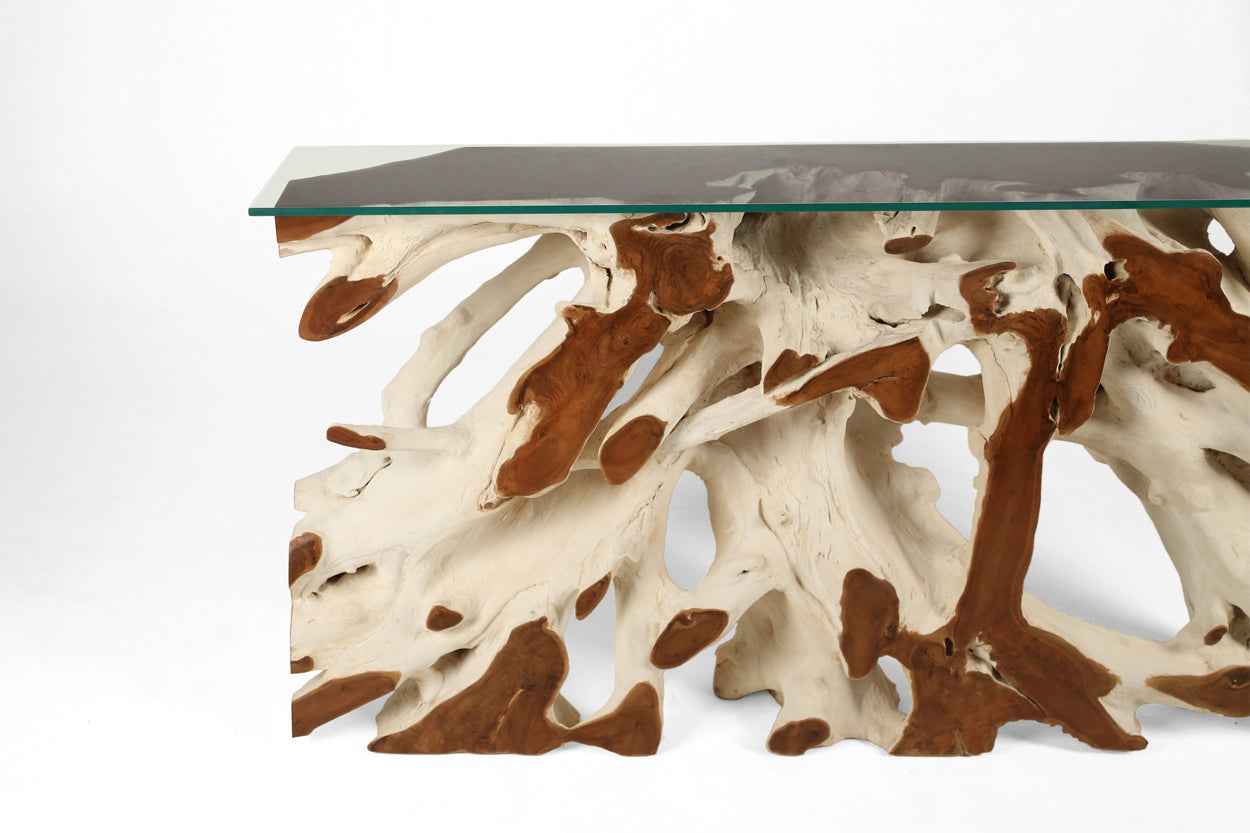 Teak Root Console C