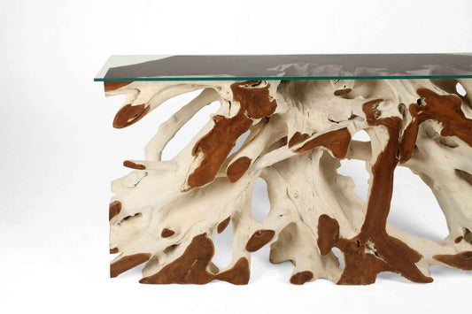 Teak Root Console C