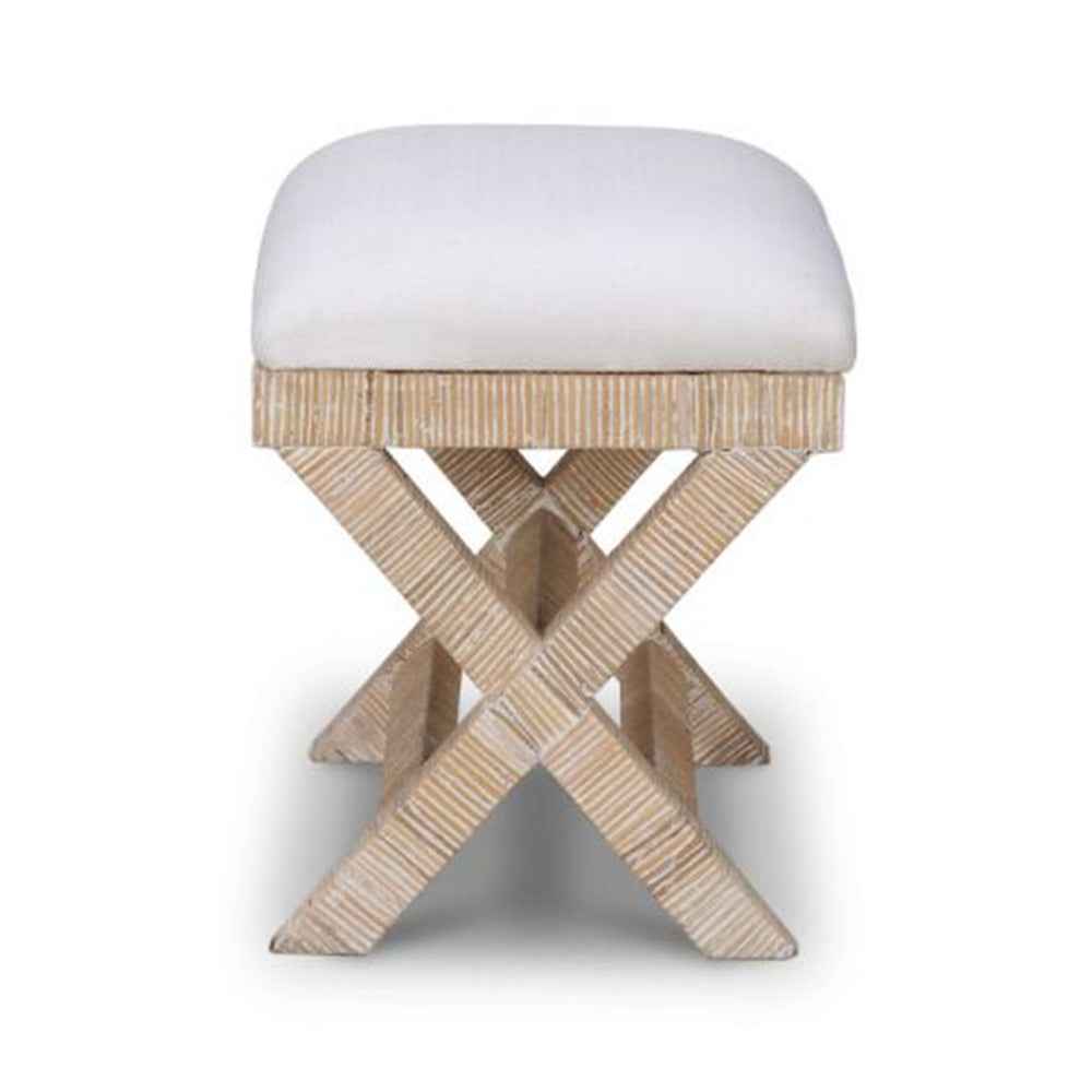 Whitehaven Rattan Ottoman