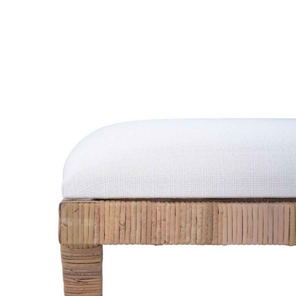 Whitehaven Rattan Ottoman