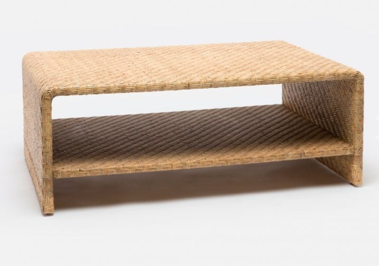 Lynette Rattan Coffee Table