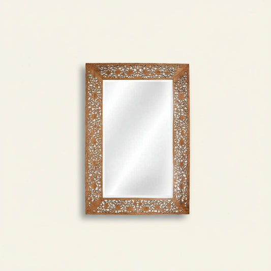 Bali Garden Carved Mirror