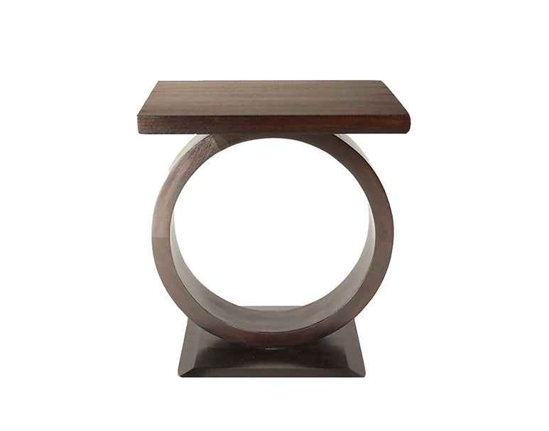 "O" Mahogany Drink Table