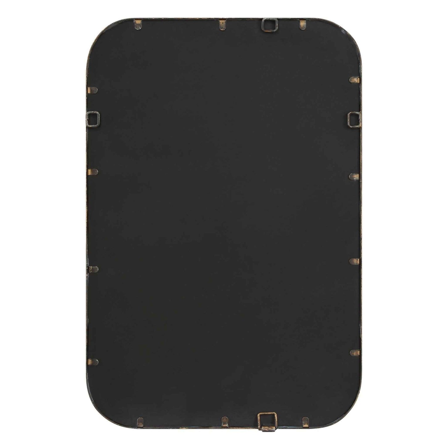 A LITTLE KNOTTY BRONZE VANITY MIRROR