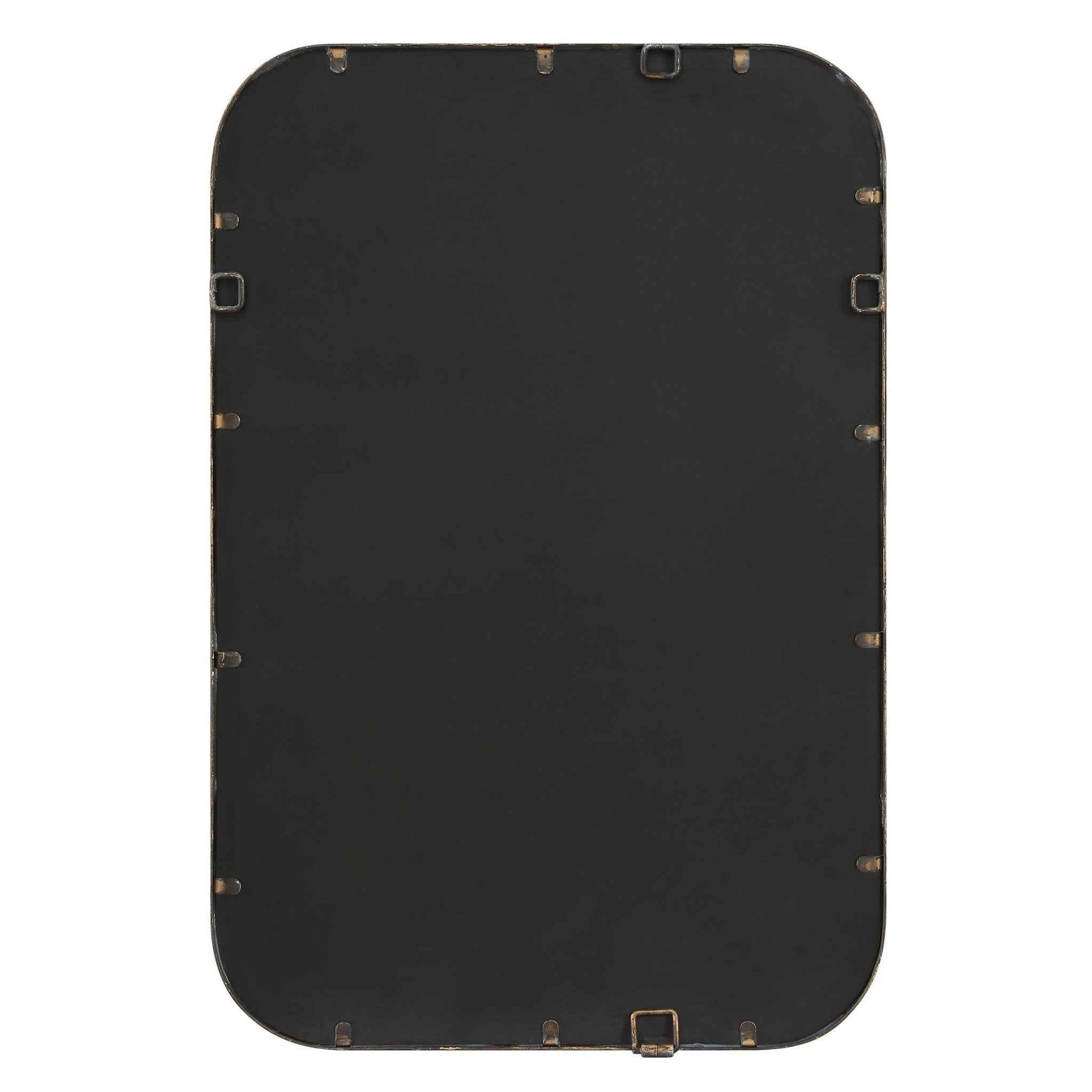 A LITTLE KNOTTY BRONZE VANITY MIRROR