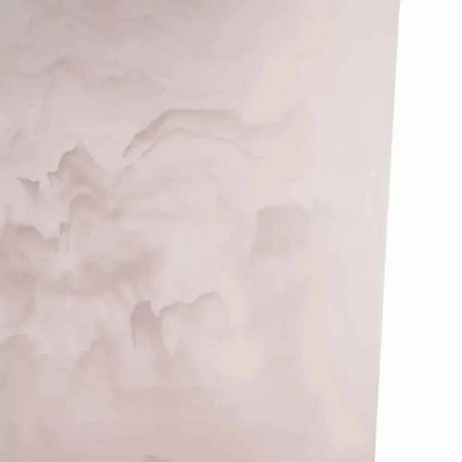 RESIN ORGANIC FRUIT BOWL | PINK WHITE
