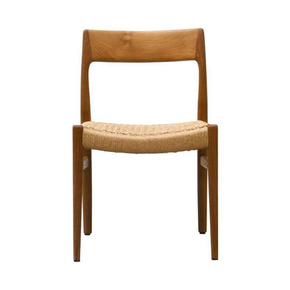 AARHUS DINING CHAIR | NATURAL OAK + DANISH CORD