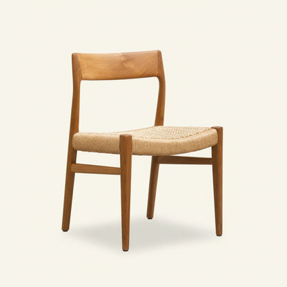 AARHUS DINING CHAIR | NATURAL OAK + DANISH CORD