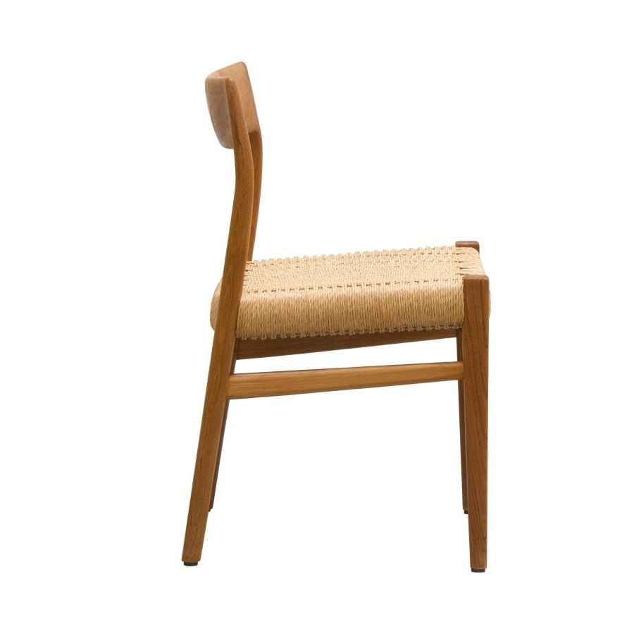 AARHUS DINING CHAIR | NATURAL OAK + DANISH CORD