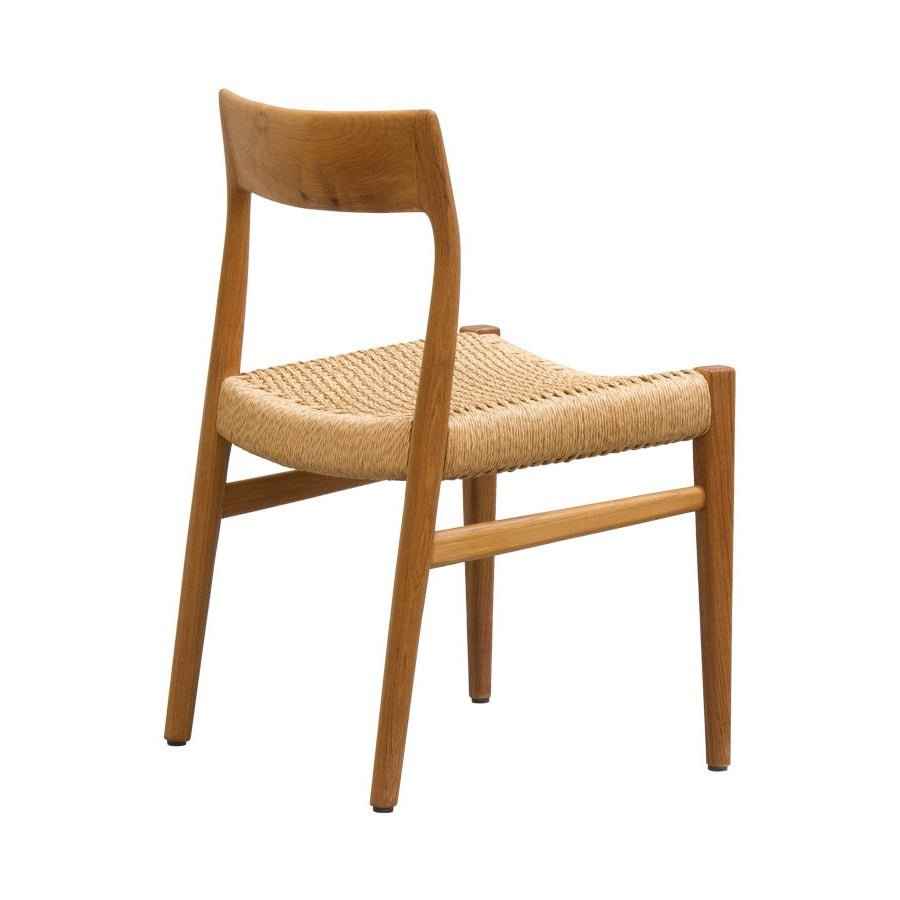 AARHUS DINING CHAIR | NATURAL OAK + DANISH CORD