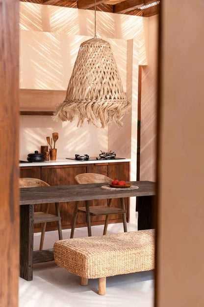 ABACA JELLYFISH PENDANT | NATURAL | 3 SIZES