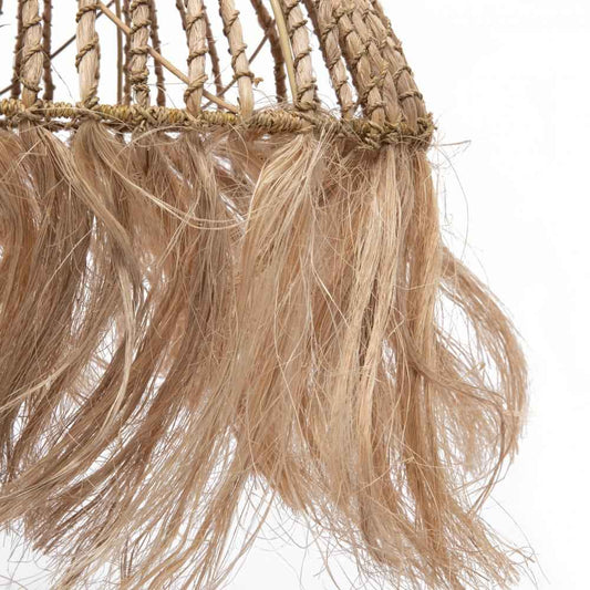 ABACA LOTUS PENDANT LIGHT | NATURAL