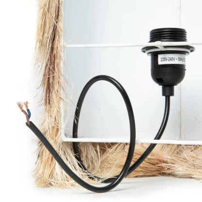 ABACA WALL LAMP | NATURAL