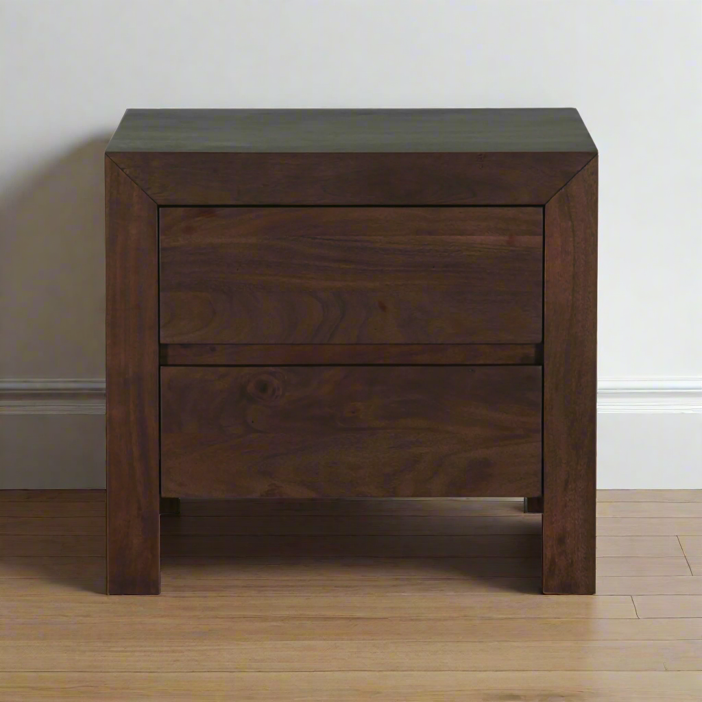 ACADIA DARK ACACIA WOOD NIGHTSTAND