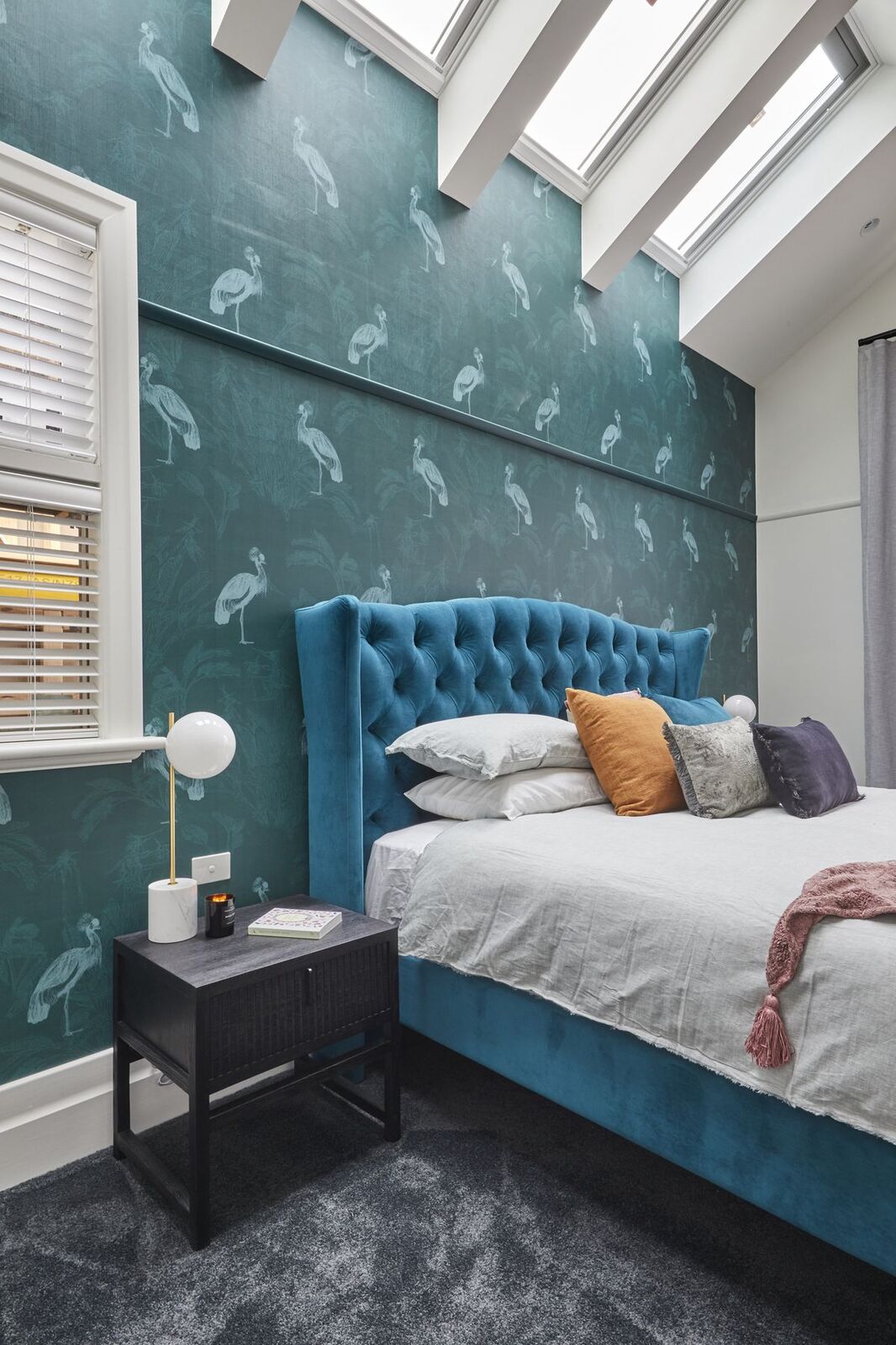 ADDISON (BED)SIDE TABLE / CHARCOAL OAK - Green Design Gallery