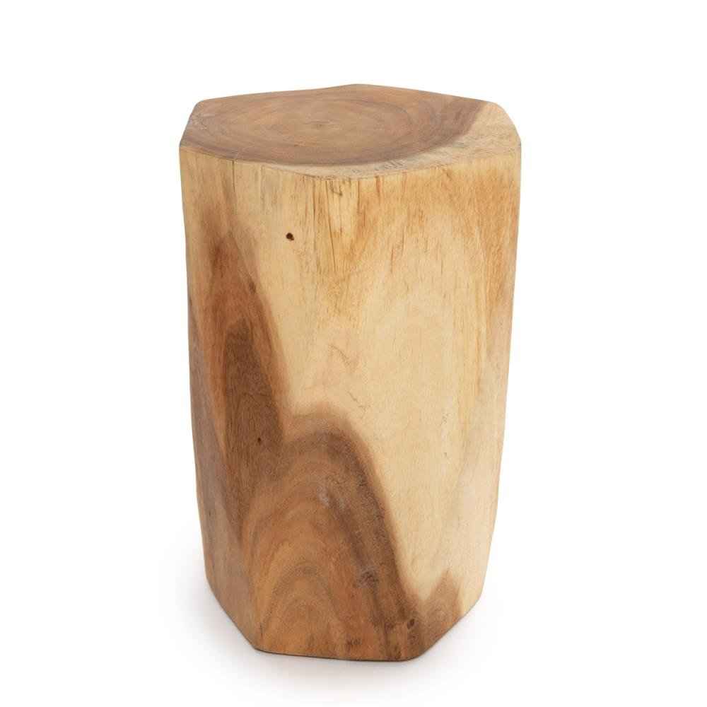 ADIRA SIDE TABLE + STOOL | NATURAL