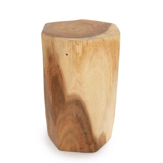 ADIRA SIDE TABLE + STOOL | NATURAL