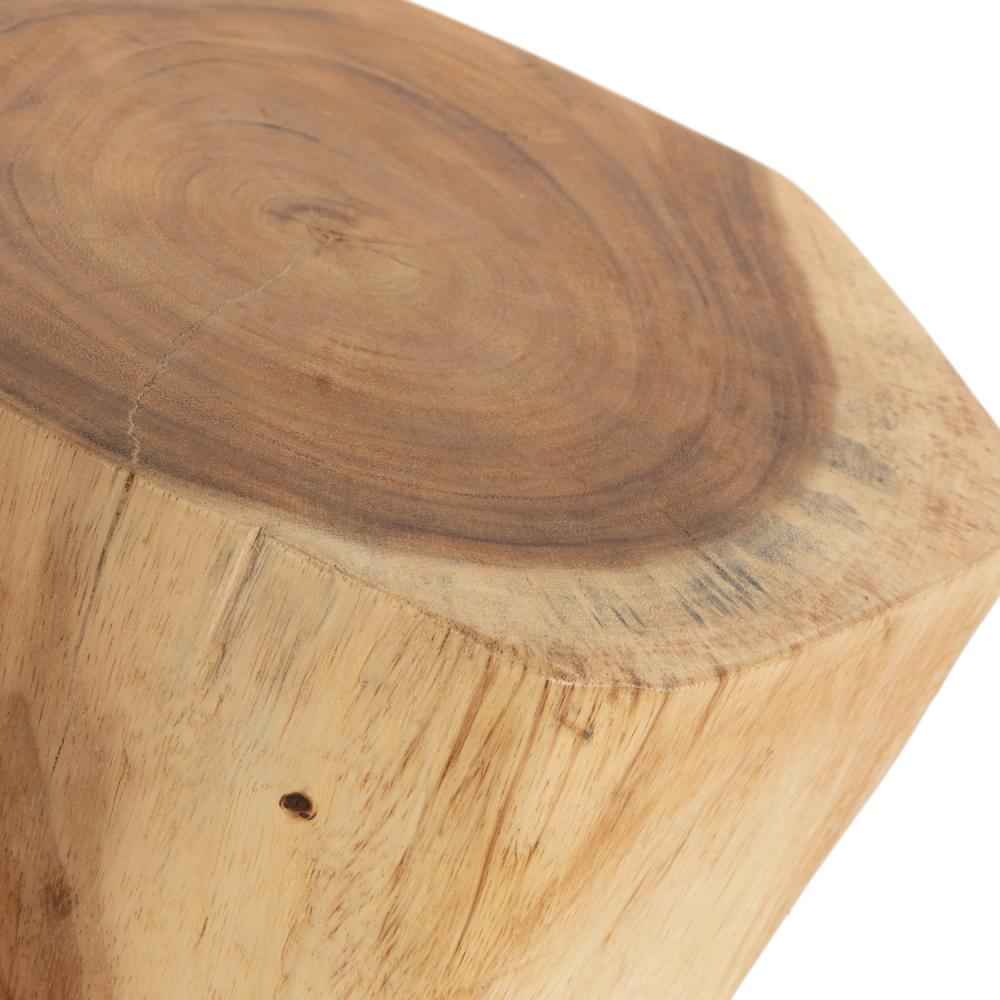 ADIRA SIDE TABLE + STOOL | NATURAL
