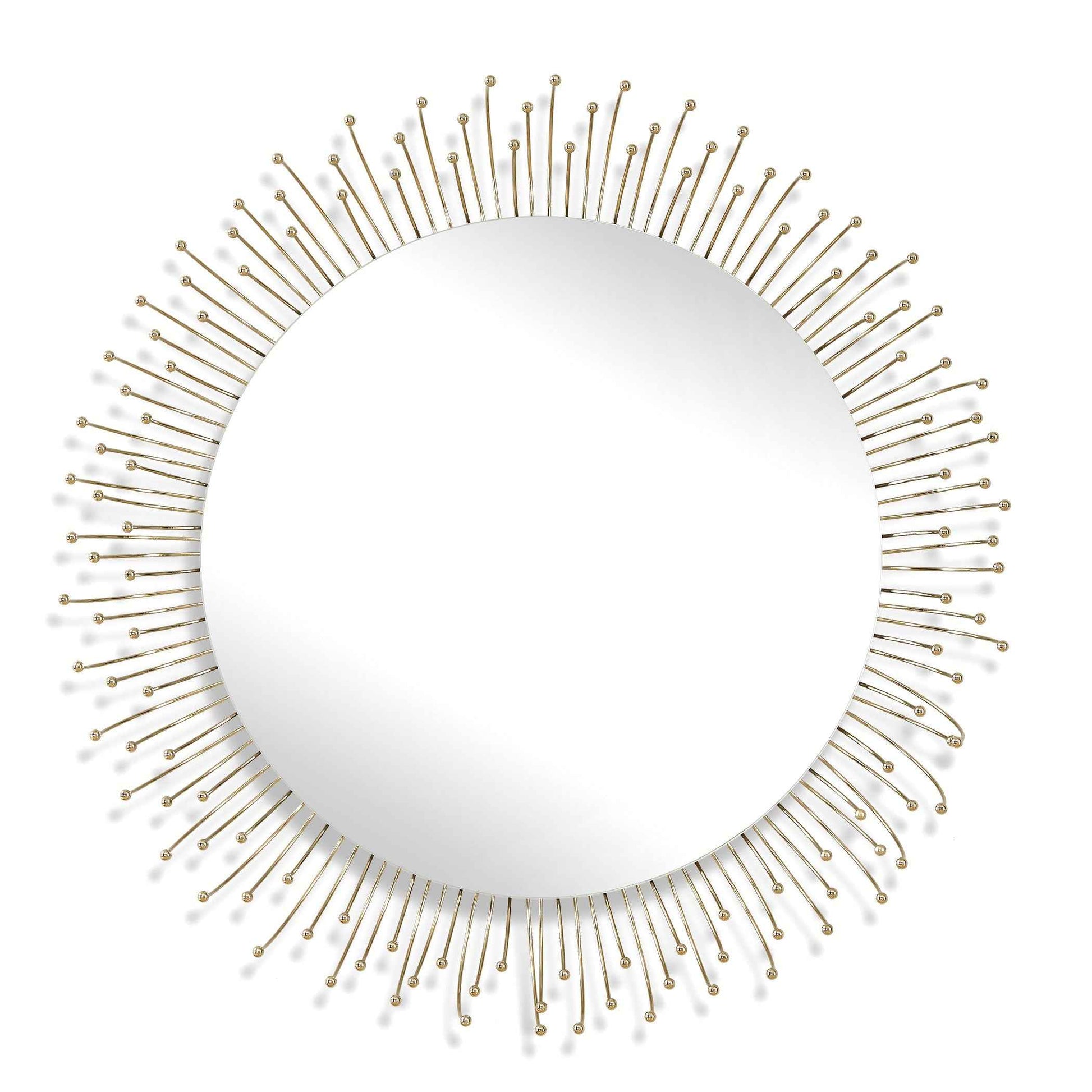 AGA GOLD BURST ROUND MIRROR