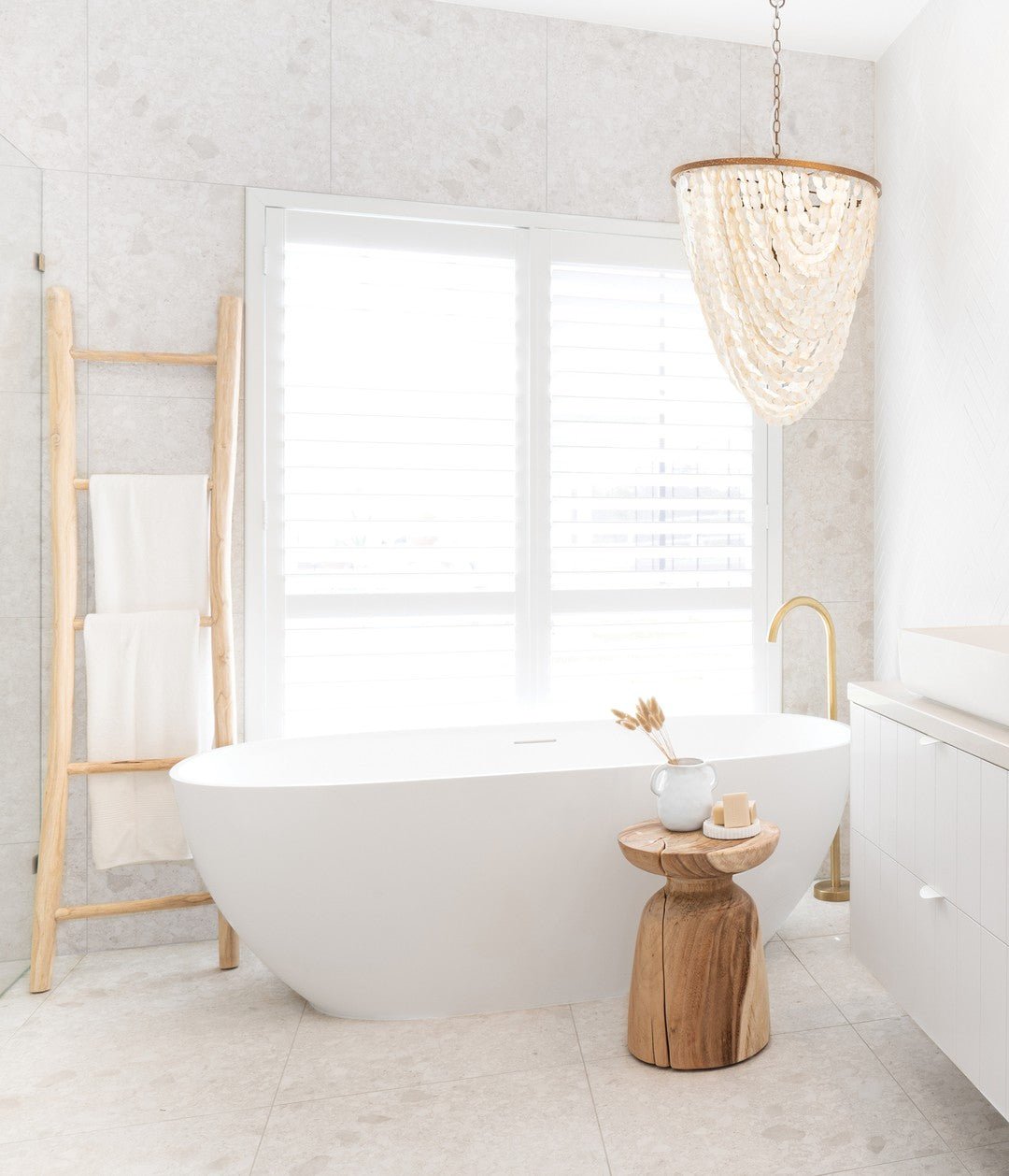 AKONI SIDE TABLE | LARGE | NATURAL - Green Design Gallery