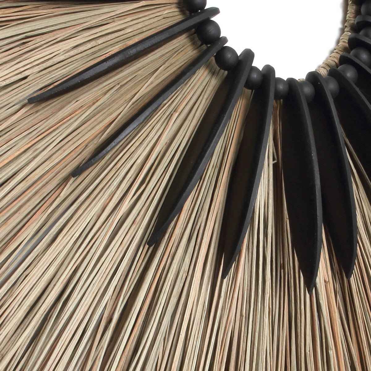 ALANG WOOD ON STAND |  NATURAL + BLACK