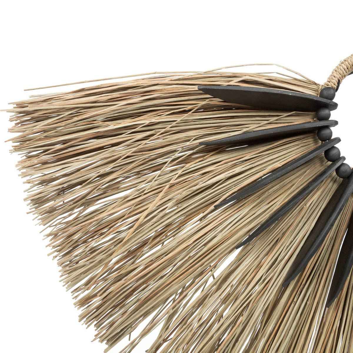 ALANG WOOD ON STAND |  NATURAL + BLACK