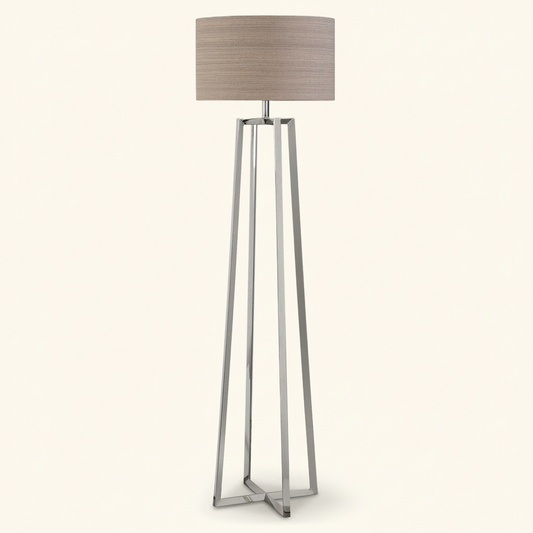 ALEXUS POLISHED CHROME FLOOR LAMP