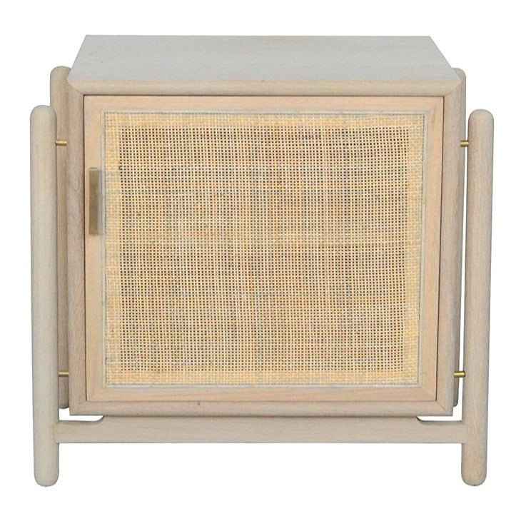 ALFA (BED)SIDE TABLE (RIGHT + LEFT OPTIONS) / BLOND OAK