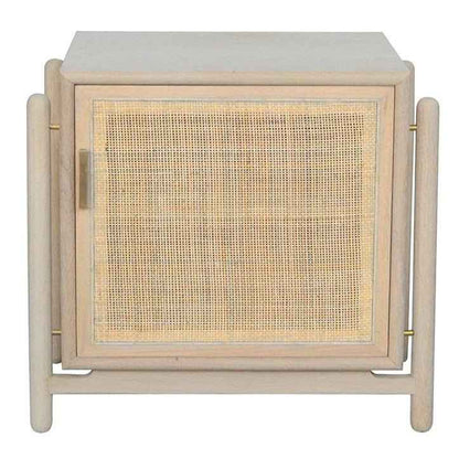 ALFA (BED)SIDE TABLE (RIGHT + LEFT OPTIONS) / BLOND OAK