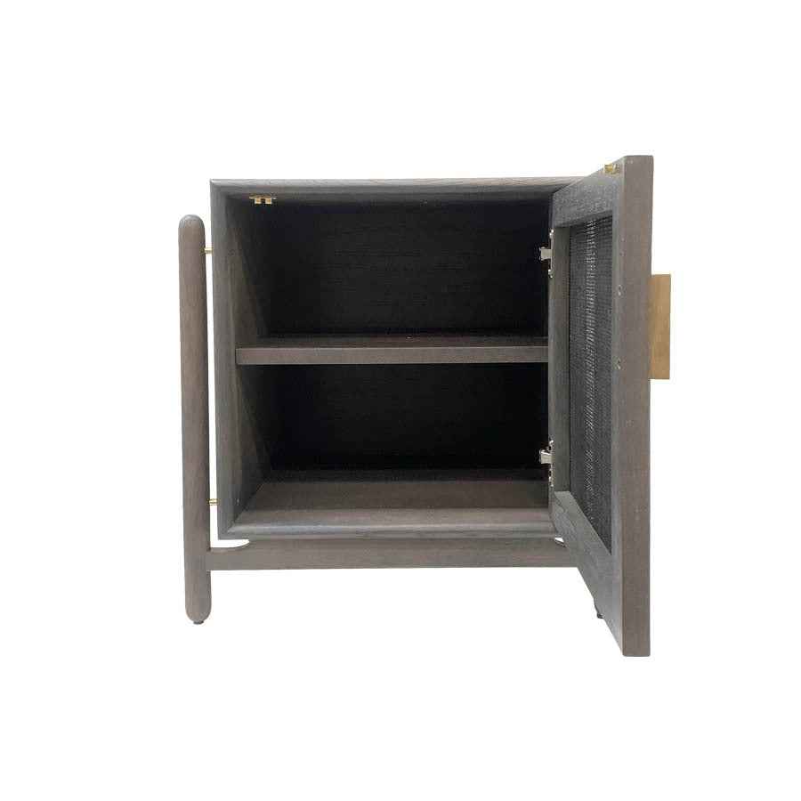 ALFA (BED)SIDE TABLE (RIGHT + LEFT OPTIONS) / SLATE