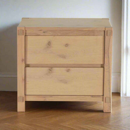 ALPINE DISTRESSED OAK NIGHTSTAND