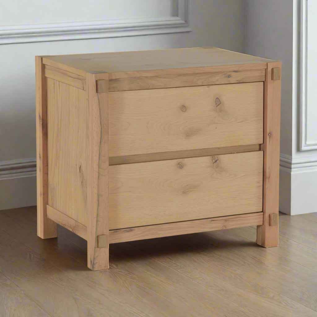 ALPINE DISTRESSED OAK NIGHTSTAND