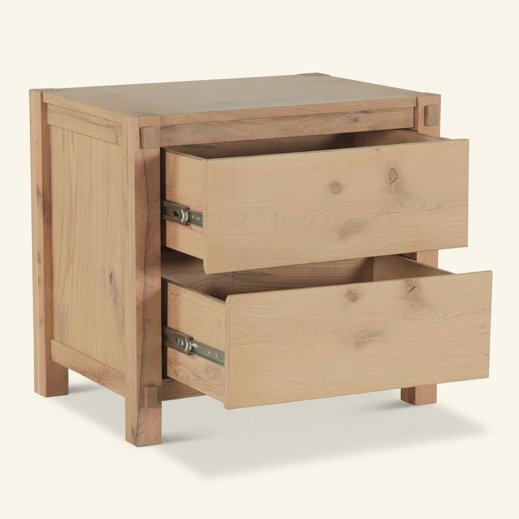 ALPINE DISTRESSED OAK NIGHTSTAND
