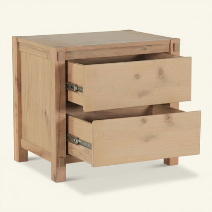 ALPINE DISTRESSED OAK NIGHTSTAND