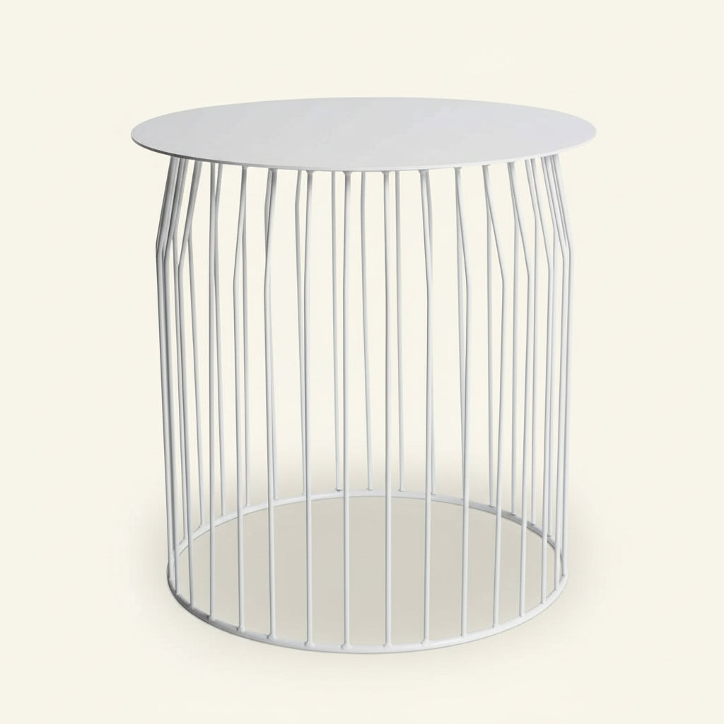 ALTO REBELLO SIDE TABLE | WHITE | IN-OUTDOORS