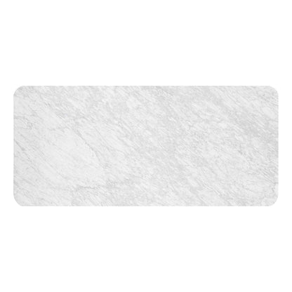 AMBROSIA 79" DINING TABLE - WHITE MARBLE