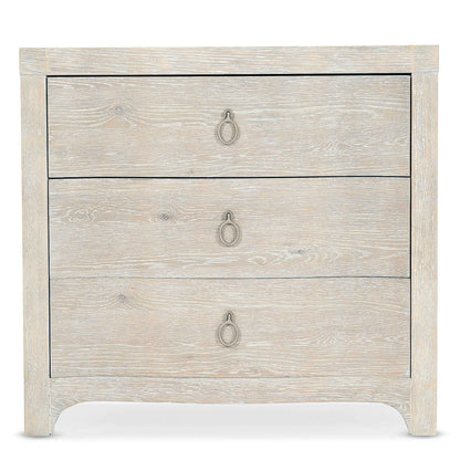 ANTIQUA NIGHTSTAND: WHITEWASHED OAK