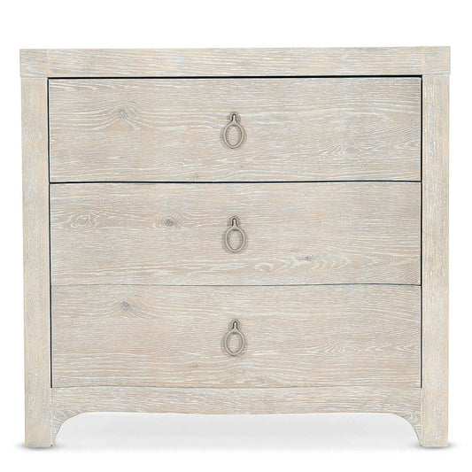 ANTIQUA NIGHTSTAND: WHITEWASHED OAK