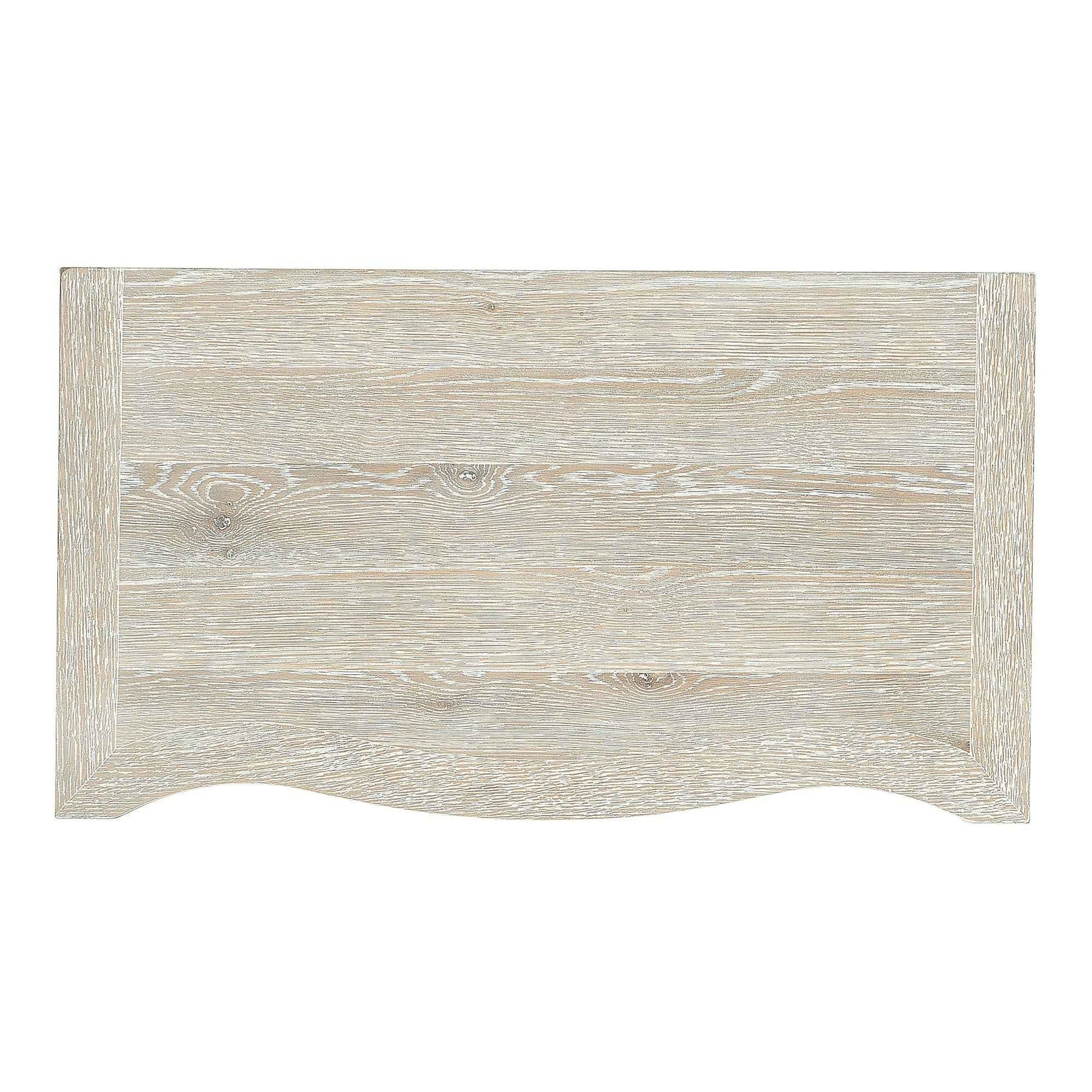 ANTIQUA NIGHTSTAND: WHITEWASHED OAK