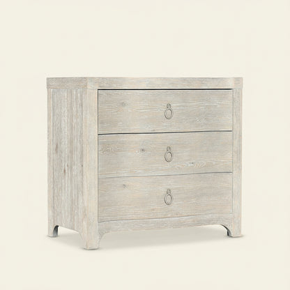 ANTIQUA NIGHTSTAND: WHITEWASHED OAK