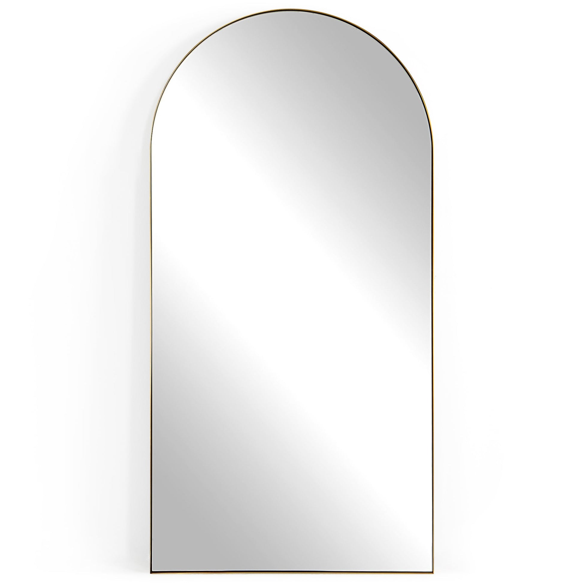 ARCH DRESSING MIRROR: ANTIQUE BRASS