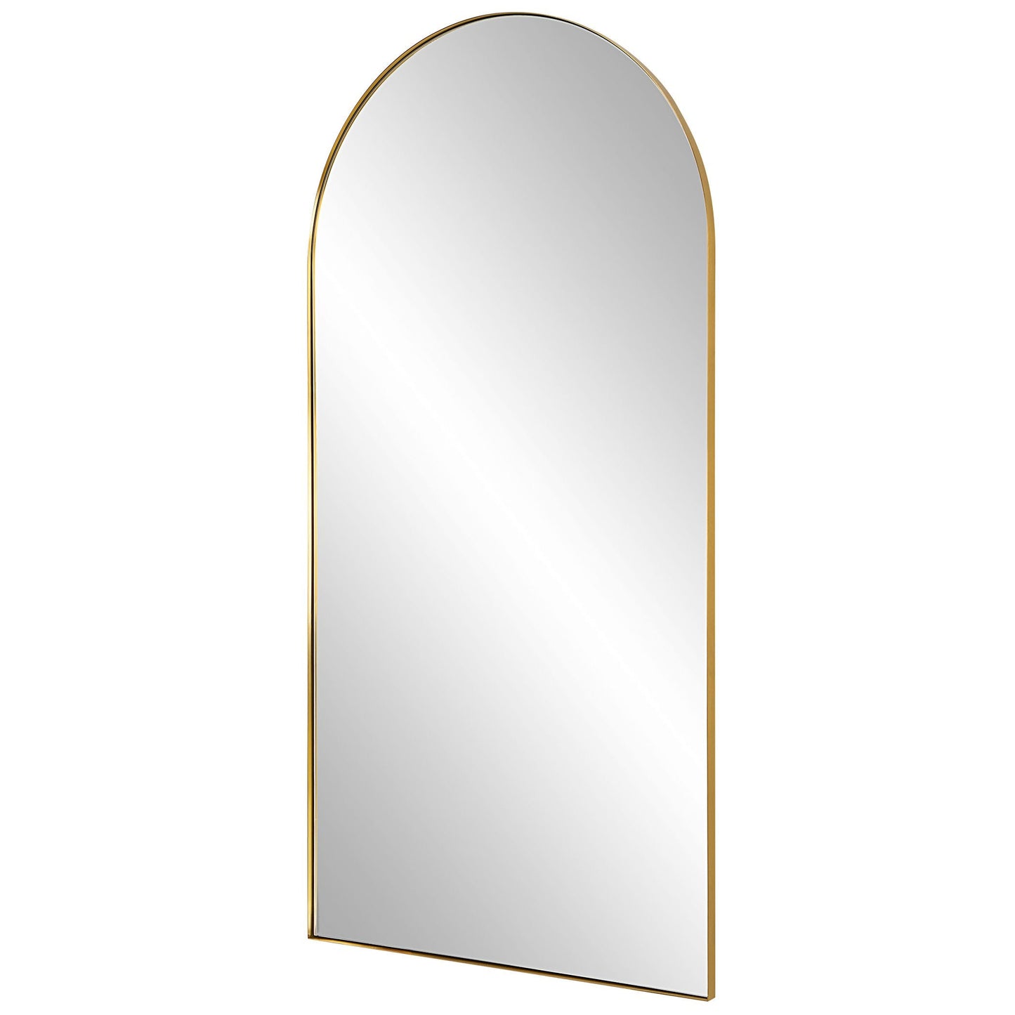 ARCH DRESSING MIRROR: ANTIQUE BRASS