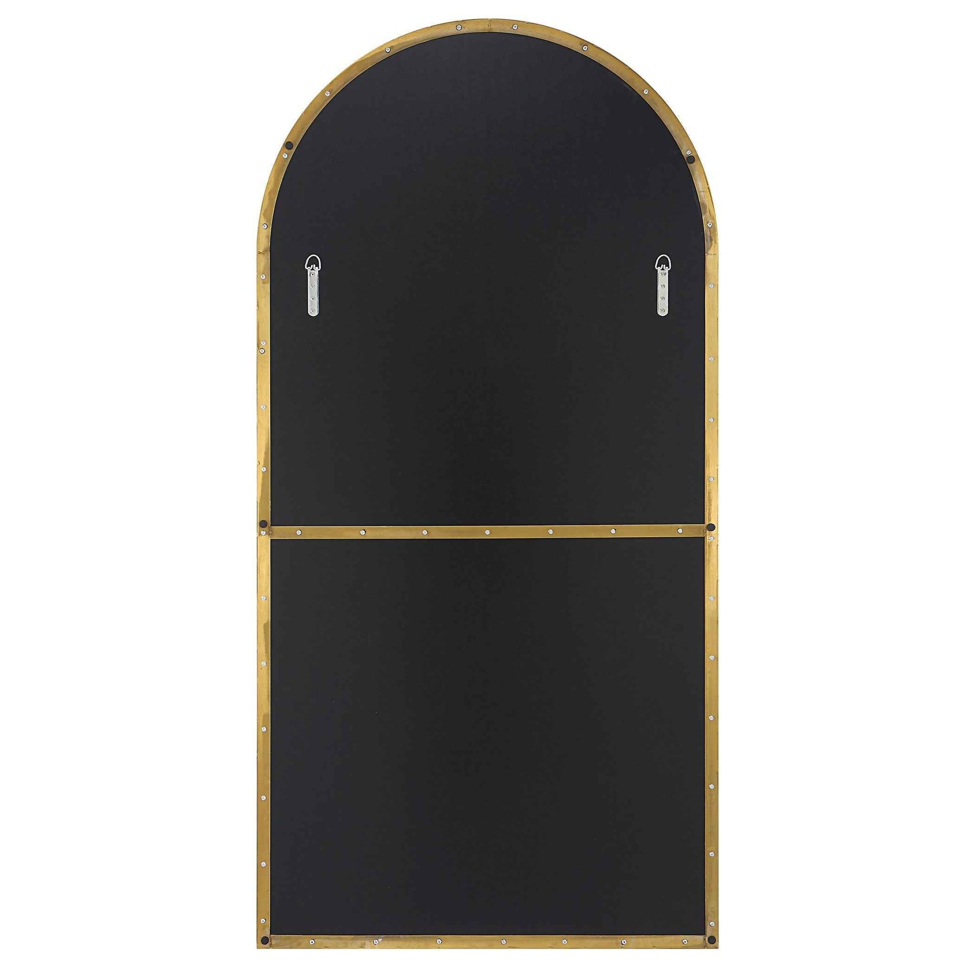 ARCH DRESSING MIRROR: ANTIQUE BRASS