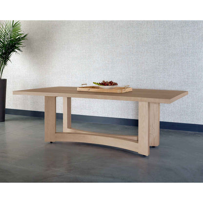 AREZZA 90.5" DINING TABLE - LIGHT WASH
