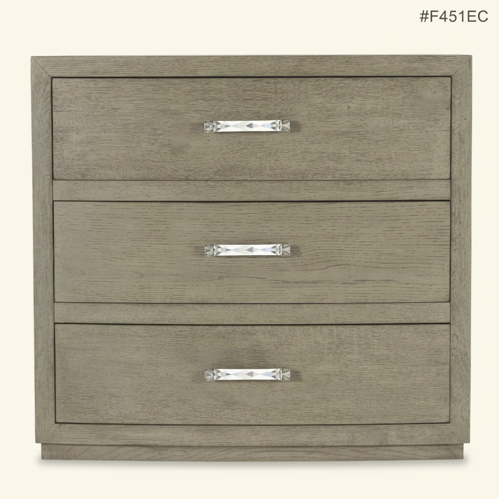 ASHFORD THREE DRAWER NIGHTSTAND