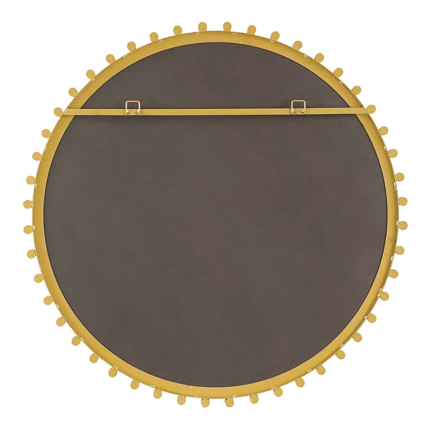 AVELYNE ACRYLIC + BRASS ROUND MIRROR