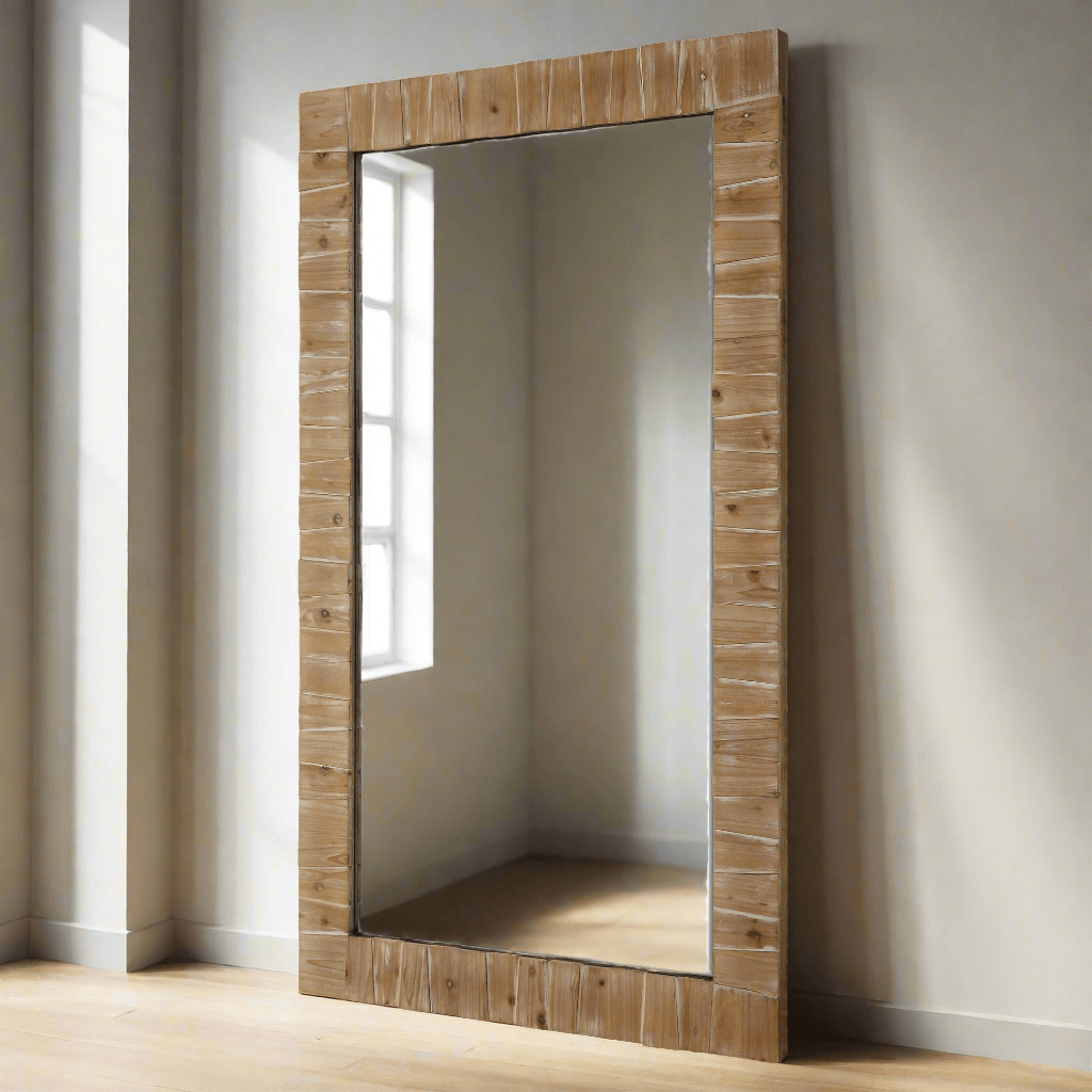 AYANNA OVER - SIZED WOOD MIRROR