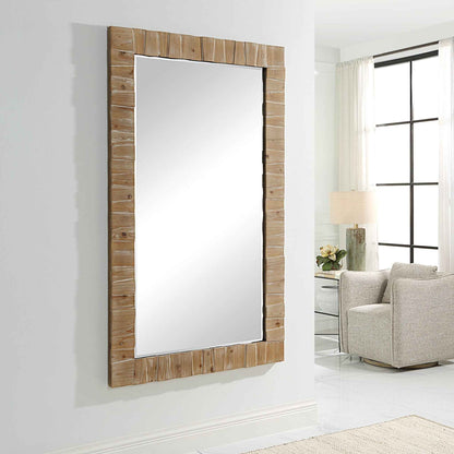 AYANNA OVER-SIZED WOOD MIRROR