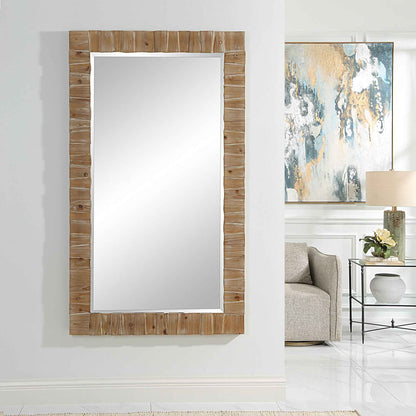 AYANNA OVER-SIZED WOOD MIRROR